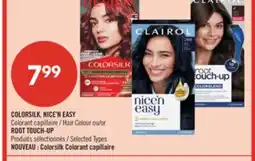Pharmaprix COLORSILK, NICE'N EASY Hair Colour or ROOT TOUCH-UP offer