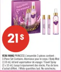 Pharmaprix VERA WANG PRINCESS 3-Piece Set Contains: Body Mist (118 mL) and Travel Spray (2 x 10 mL) offer