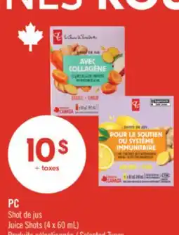 Pharmaprix PC Juice Shots offer