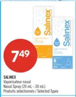 Pharmaprix SALINEX Nasal Spray (20 mL-30 mL) offer