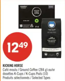 Pharmaprix KICKING HORSE Ground Coffee (284 g) or K-Cups Pods (10) offer