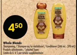 Pharmaprix WHOLE BLENDS Shampoo or Conditioner offer
