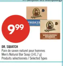 Pharmaprix DR. SQUATCH Men's Natural Bar Soap offer