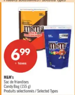 Pharmaprix M&M'S Candy Bag offer