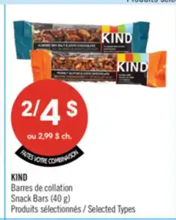 Pharmaprix KIND Barres de collation Snack Bars (40 g) offer