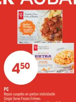 Pharmaprix PC Single Serve Frozen Entrees offer