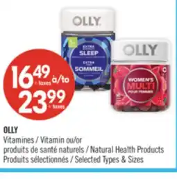 Pharmaprix OLLY VITAMINES OR NATURAL HEALTH PRODUCTS offer