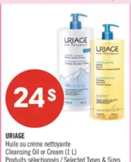 Pharmaprix URIAGE Cleansing, Oil or Cream offer