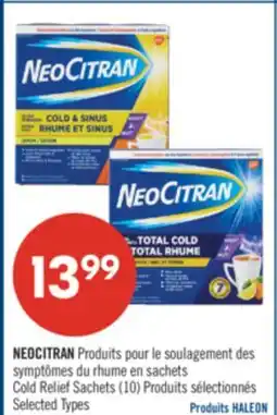 Pharmaprix NEOCITRAN Cold Relief Sachets 10 offer