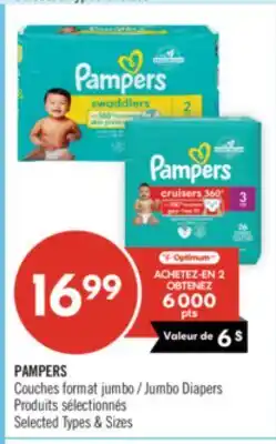 Pharmaprix PAMPERS Jumbo Diapers offer