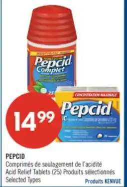 Pharmaprix PEPCID Acid Relief Tablets offer