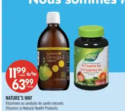 Pharmaprix NATURE'S WAY Vitamins or Natural Health Products offer