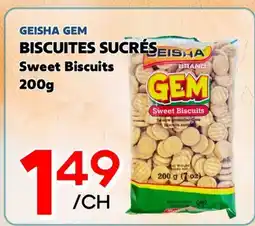 Marche Salaberry GEISHA GEM BISCUITES SUCRÉS offer
