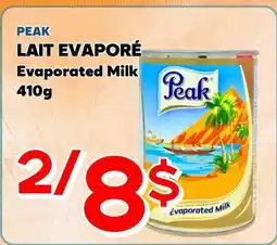 Marche Salaberry LAIT EVAPORÉ PEAK offer