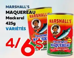 Marche Salaberry MARSHALL'S MAQUEREAU offer