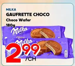 Marche Salaberry MILKA GAUFRETTE CHOCO offer