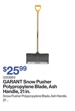 Patrick Morin Snow Pusher Polypropylene Blade, Ash Handle, 21 in offer