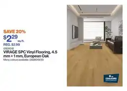 Patrick Morin VIRAGE SPC Vinyl Flooring, 4.5 mm + 1 mm, European Oak offer