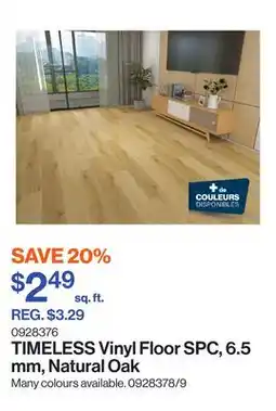 Patrick Morin TIMELESS Vinyl Floor SPC, 6.5 mm, Natural Oak offer