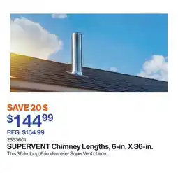 Patrick Morin Chimney Lengths, 6-in. X 36-in offer