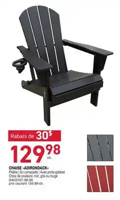 Matério CHAISE ADIRONDACK offer