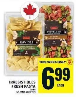Food Basics IRRESISTIBLES FRESH PASTA offer
