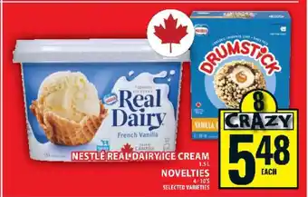 Food Basics Nestlé Real Dairy Ice Cream & Drumstick Novelties offer