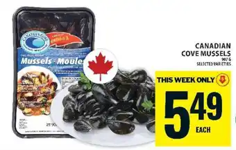 Food Basics CANADIAN COVE MUSSELS offer