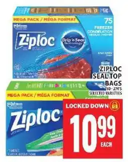 Food Basics Ziploc Seal Top Bags offer