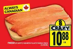 Food Basics FRESH ATLANTIC SALMON FILLETS FAMILY PACK offer