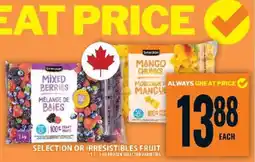 Food Basics Selection or Irresistibles Fruit offer