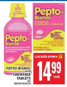 Food Basics Pepto-Bismol Chewable Tablets offer