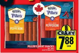 Food Basics PILLER’S MEAT SNACKS offer