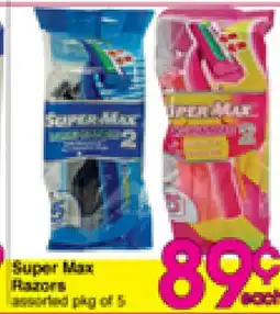 Danforth Food Market Super Max Razors offer