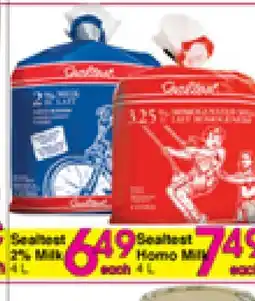 Danforth Food Market Sealtest 2% Milk, 4 L Sealtest Homo Milk offer