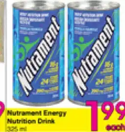 Danforth Food Market Nutrament Energy Nutrition Drink offer