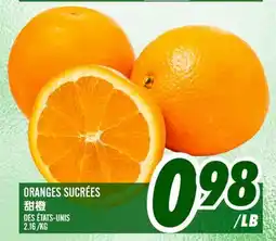 Marché Lian Tai ORANGES SUCRÉES offer