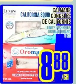 Marché Lian Tai CALMARS CONGELÉS DE CALIFORNIE offer