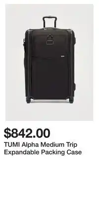 Holt Renfrew TUMI Alpha Medium Trip Expandable Packing Case offer
