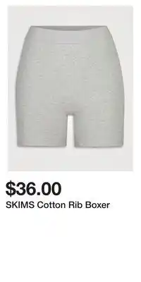 Holt Renfrew SKIMS Cotton Rib Boxer offer