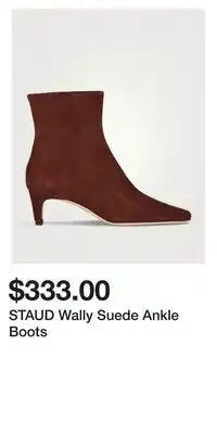 Holt Renfrew STAUD Wally Suede Ankle Boots offer