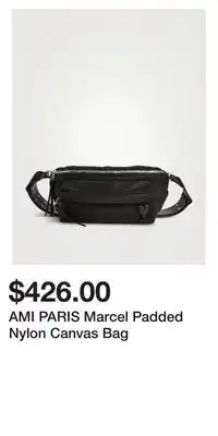 Holt Renfrew AMI PARIS Marcel Padded Nylon Canvas Bag offer