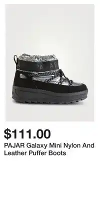 Holt Renfrew PAJAR Galaxy Mini Nylon And Leather Puffer Boots offer