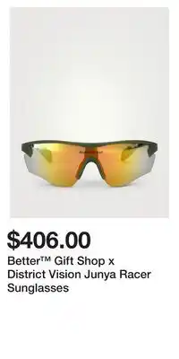 Holt Renfrew Better Gift Shop x District Vision Junya Racer Sunglasses offer
