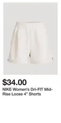 Holt Renfrew NIKE Women's Dri-FIT Mid-Rise Loose 4 Shorts offer