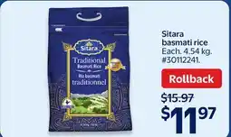 Walmart Sitara basmati rice offer