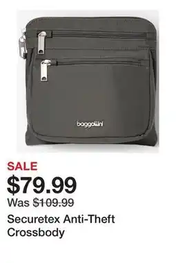 TSC Stores Securetex Anti-Theft Crossbody offer