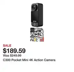 TSC Stores C300 Pocket Mini 4K Action Camera offer