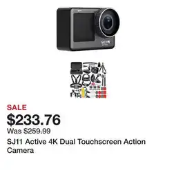 TSC Stores SJ11 Active 4K Dual Touchscreen Action Camera offer