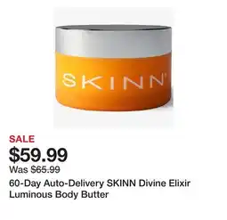 TSC Stores 60-Day Auto-Delivery SKINN Divine Elixir Luminous Body Butter offer
